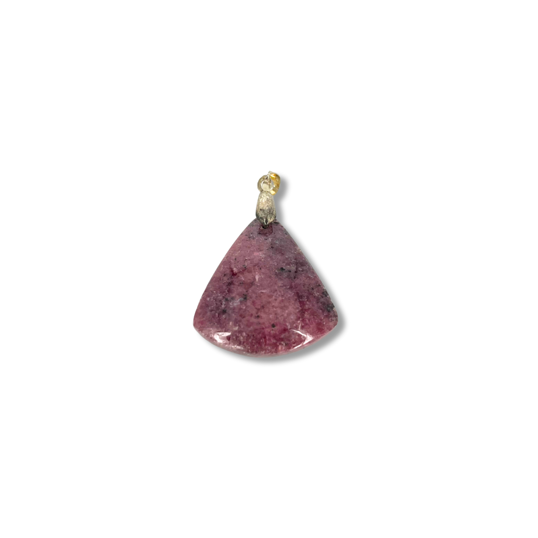 Pendentif rhodonite