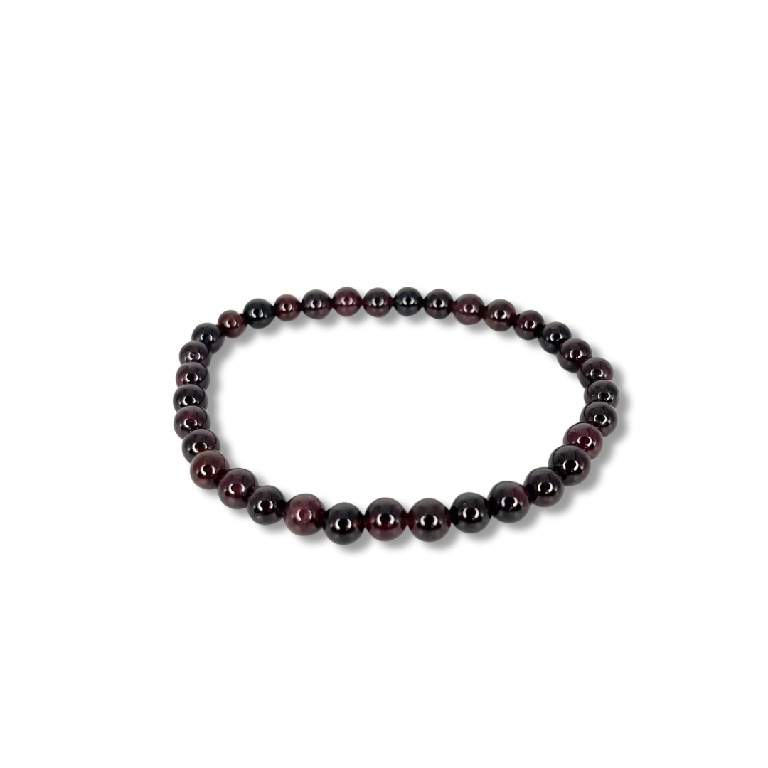 Bracelet Grenat (4mm)
