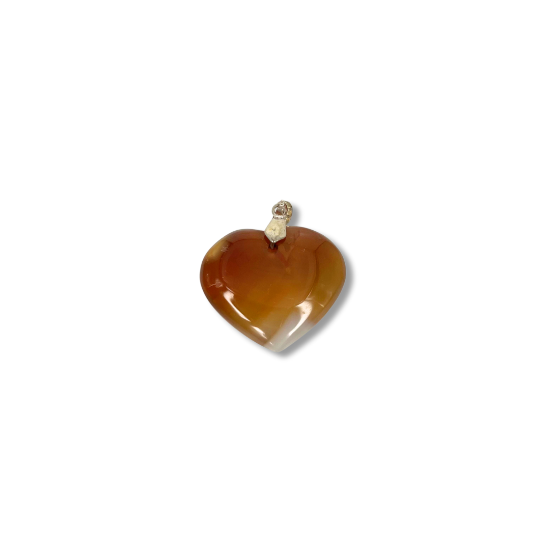 Pendentif cœur agate