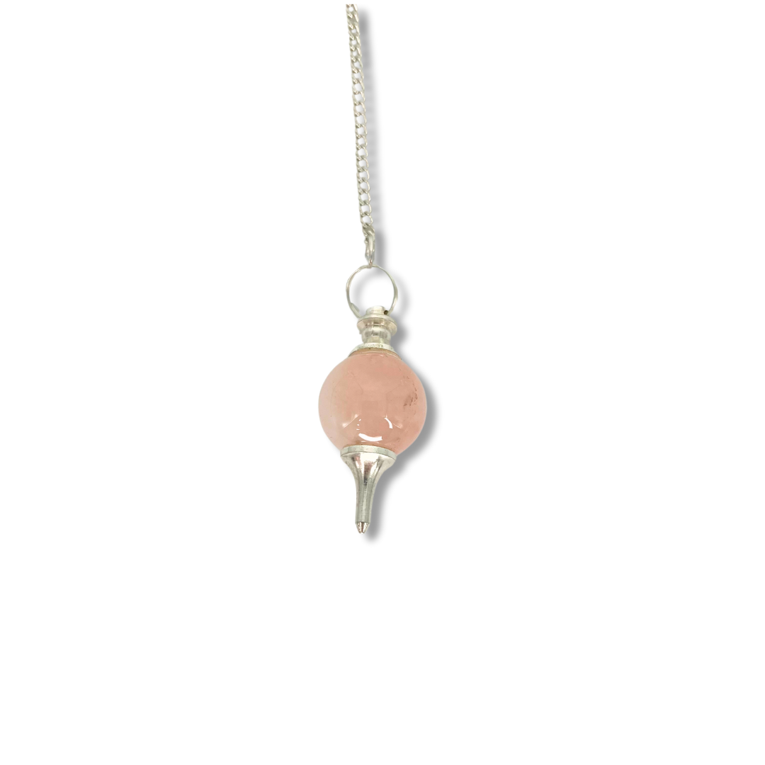 Pendule en quartz rose