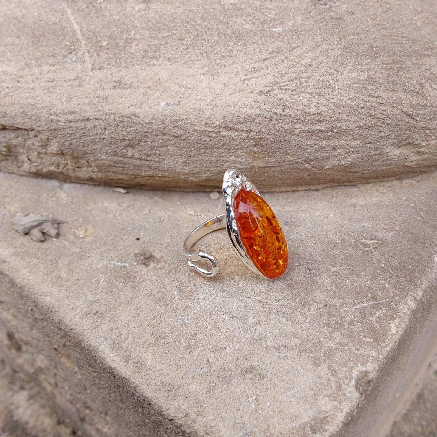 Bague ambre