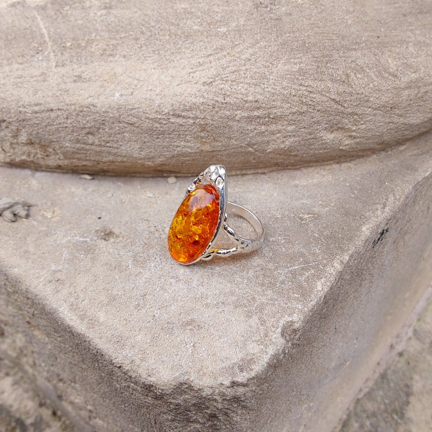 Bague ambre