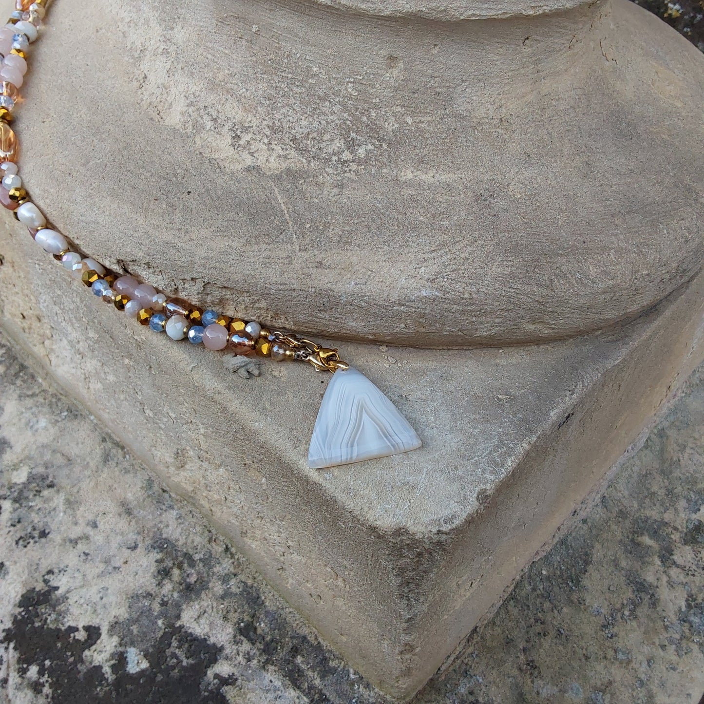 Sautoir agate