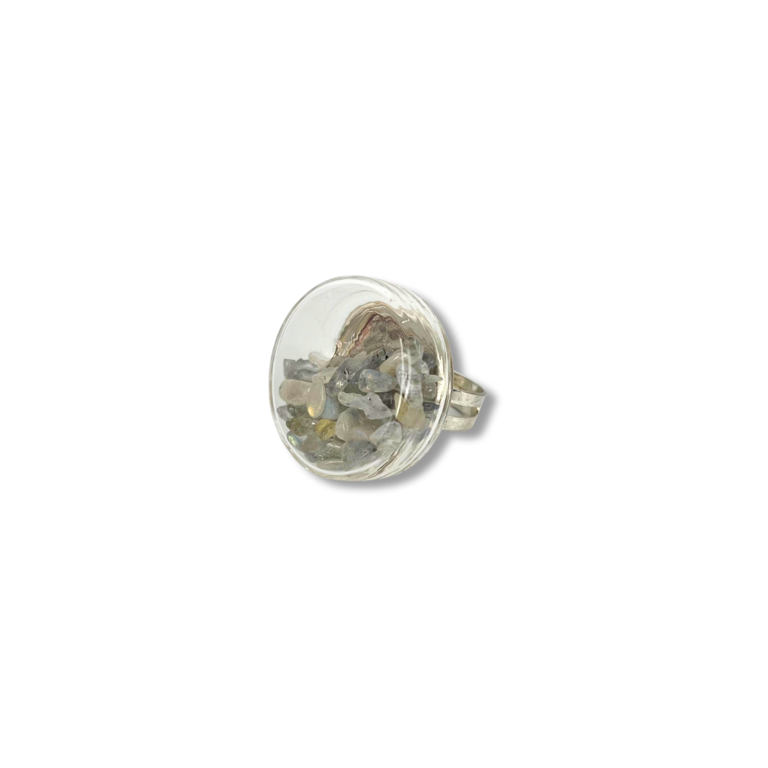 Bague en verre
