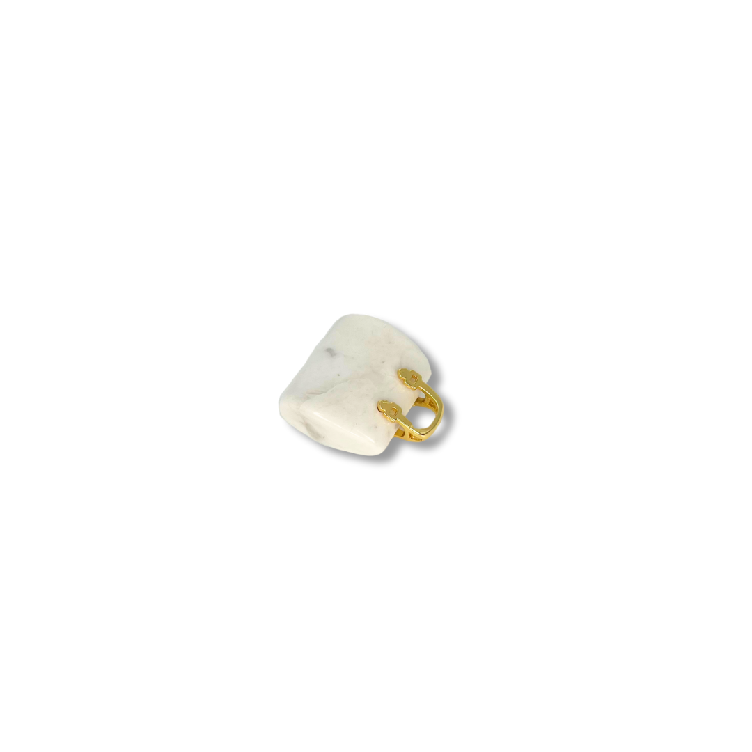 Pendentif Sac blanc