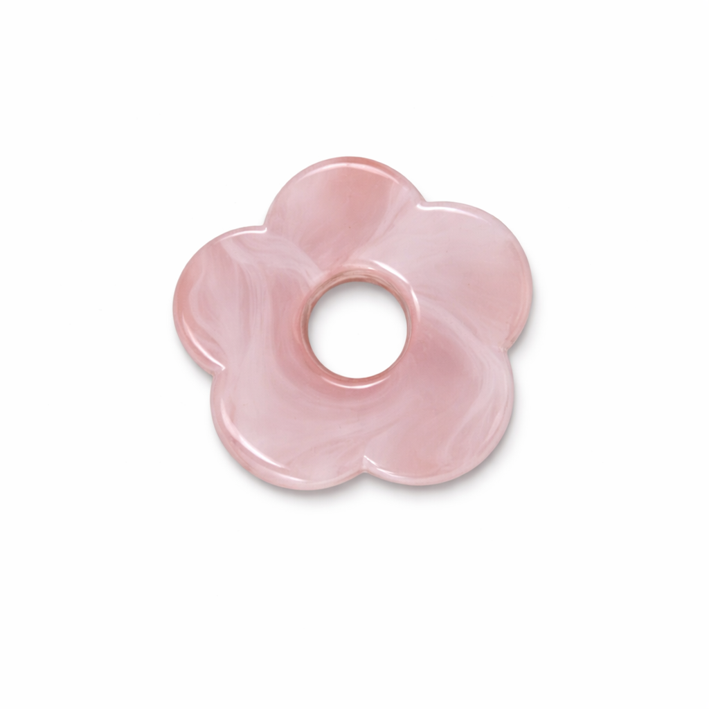 Fleur rose 26mm 5 petales
