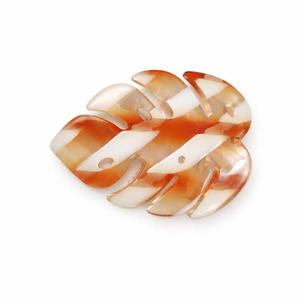 Feulle acrylique orange