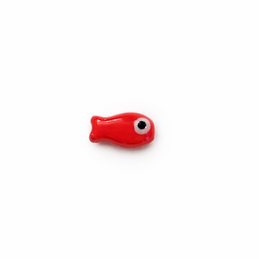Poisson en ceramique rouge