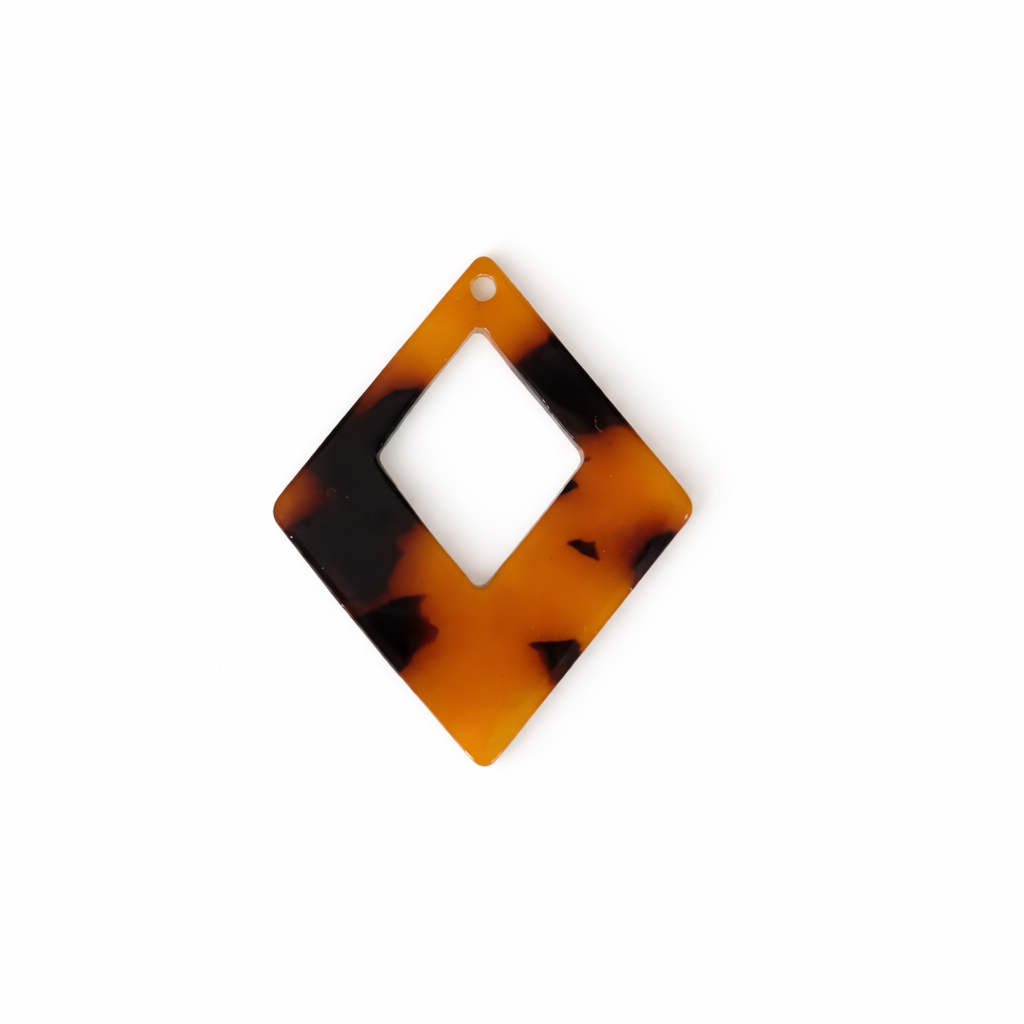 Losange acrylique leopard