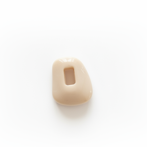 Carre pendentif creme