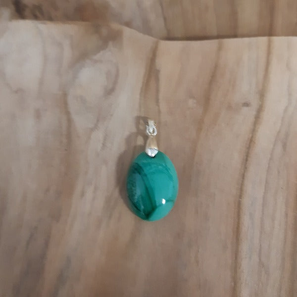 Pendentif en Malachite