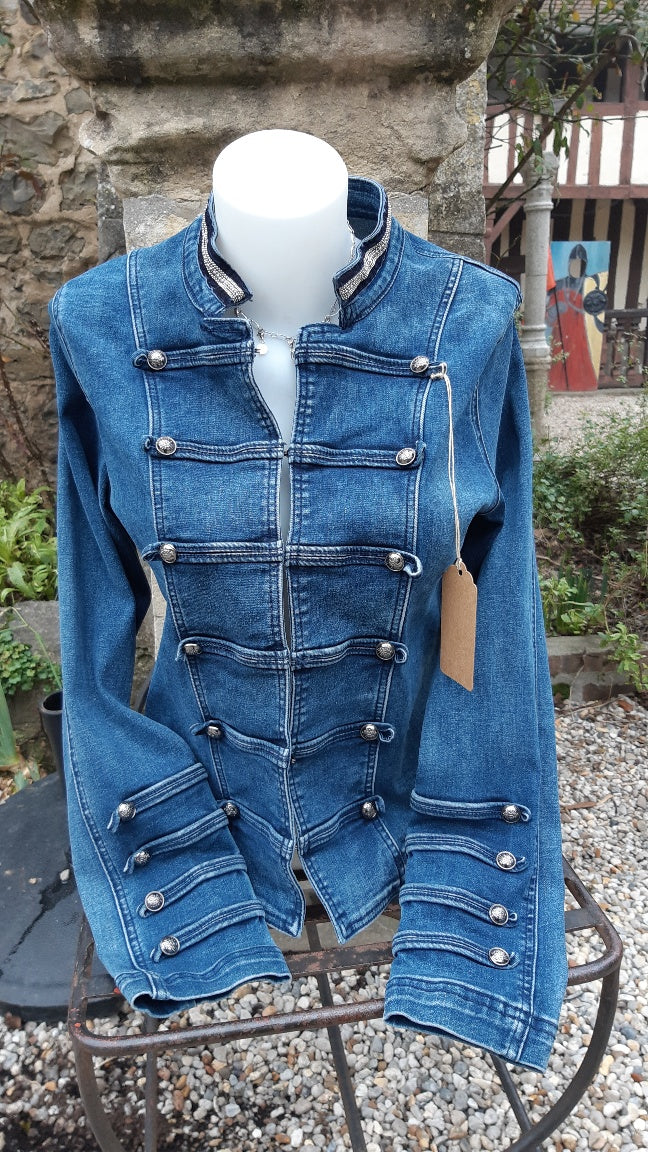 Veste en jean "vintage"