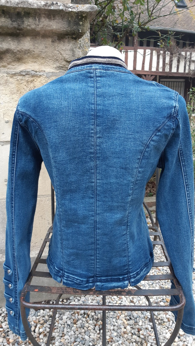 Veste en jean "vintage"