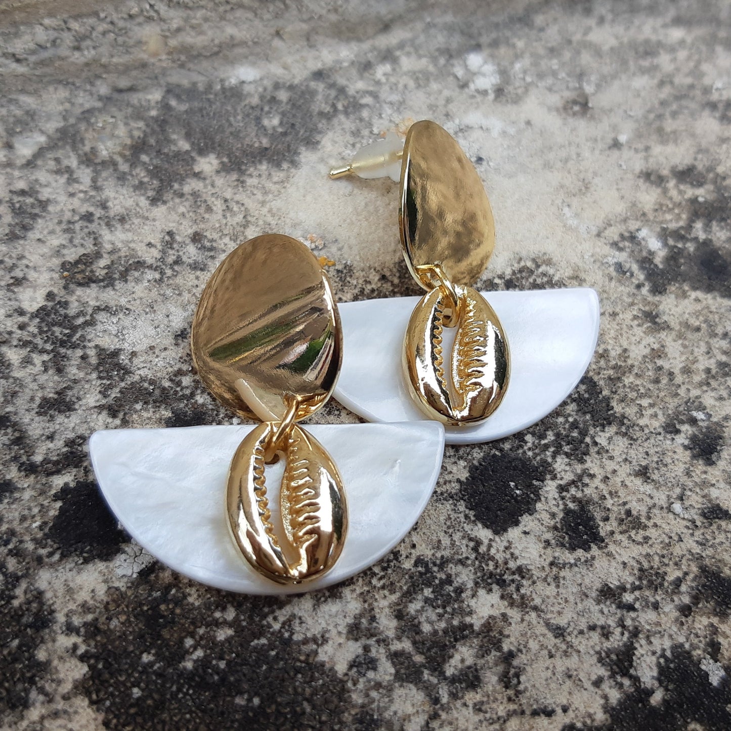 Boucles d'oreilles en plaqué or