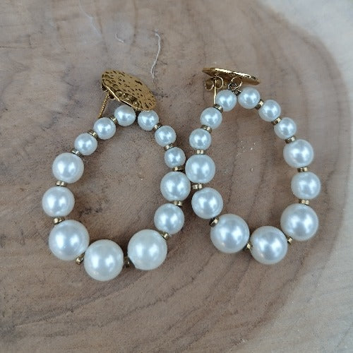 Boucles d'oreilles perles