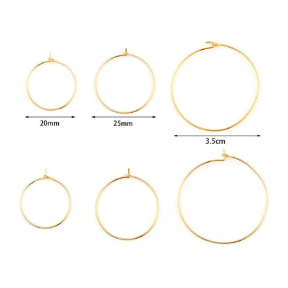 boucles d' oreilles en acier inoxydable