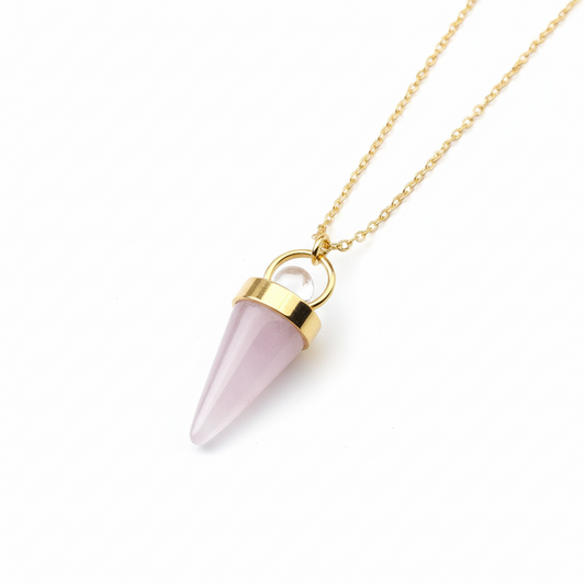 Pendule quartz rose (sans chaîne)