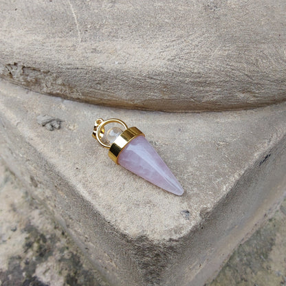 Pendule quartz rose (sans chaîne)