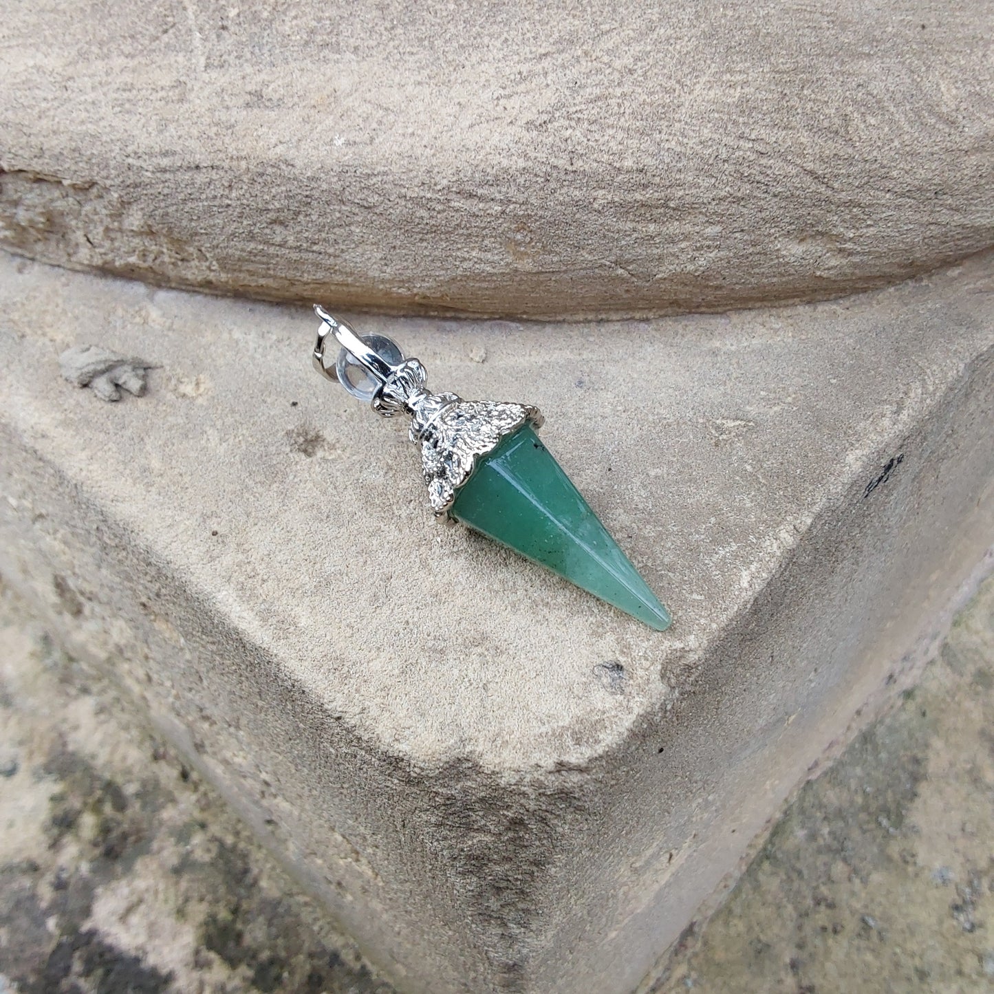 Pendule aventurine (sans chaîne)