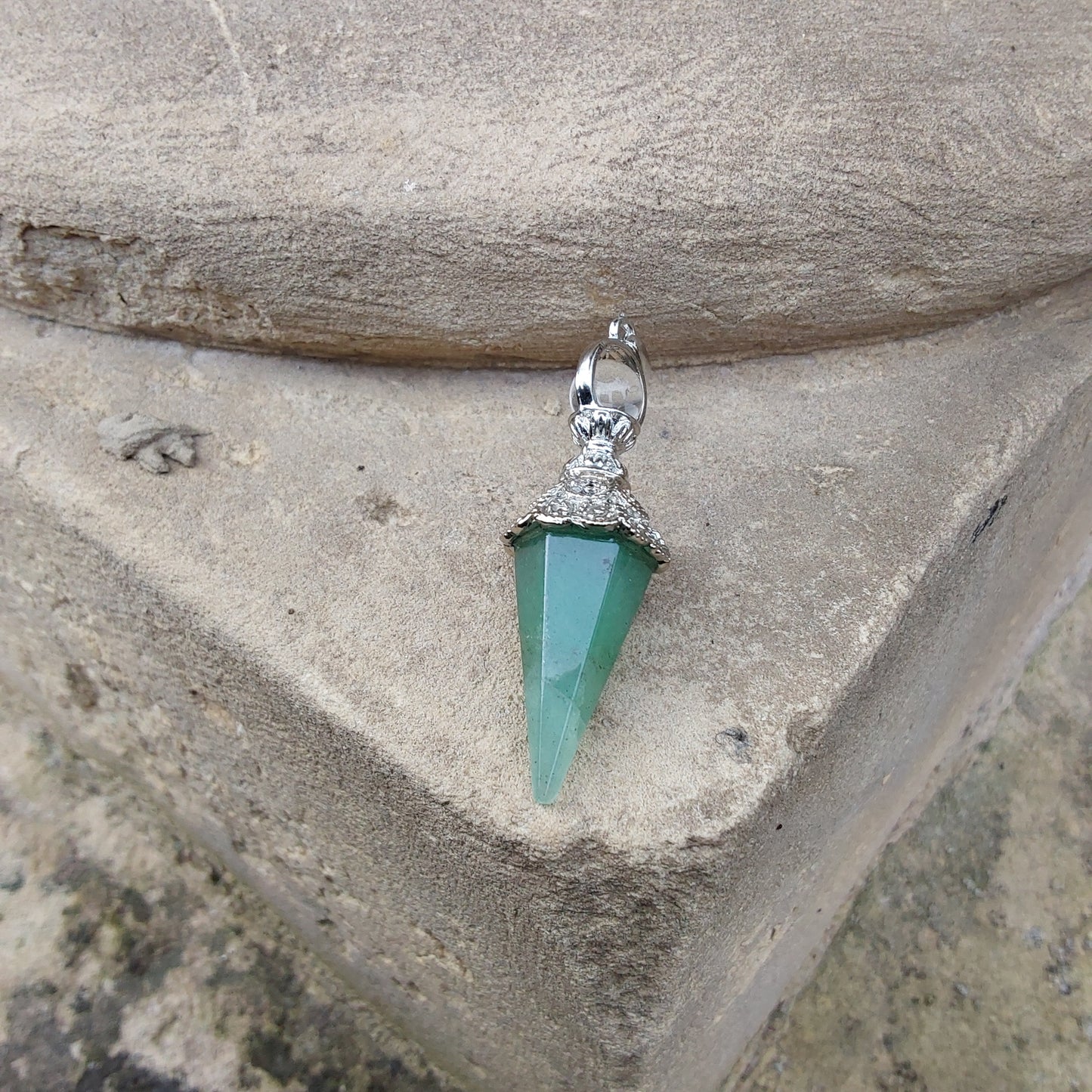 Pendule aventurine (sans chaîne)
