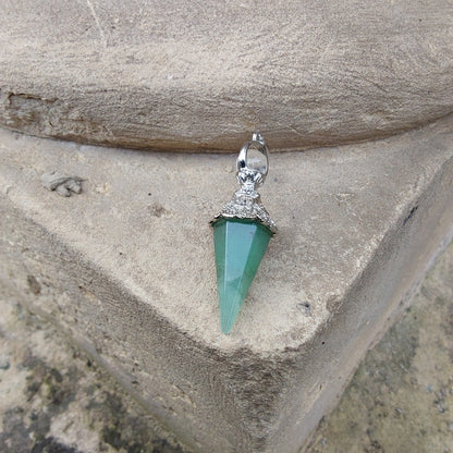 Pendule aventurine (sans chaîne)