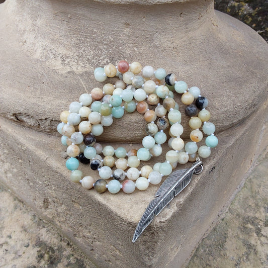 Sautoir Amazonite