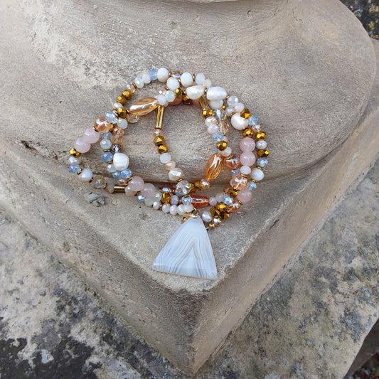Sautoir agate