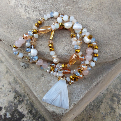 Sautoir agate