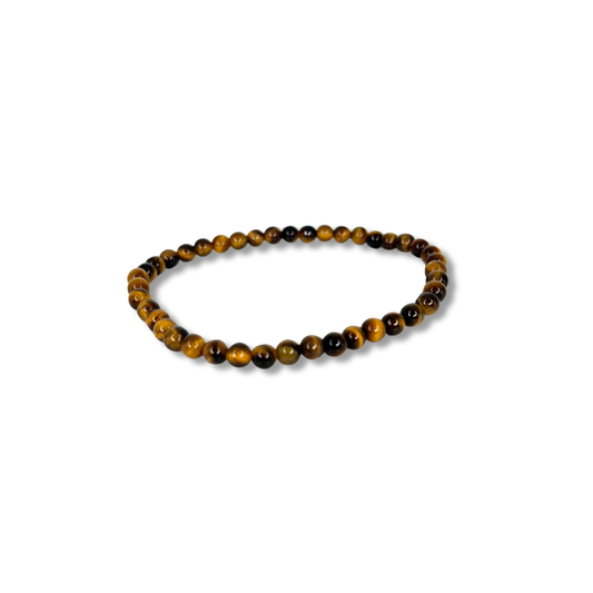 Bracelet œil de tigre (4mm)