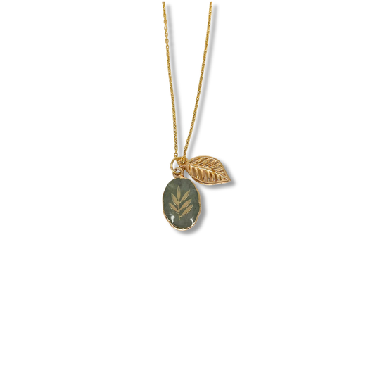 Collier feuille