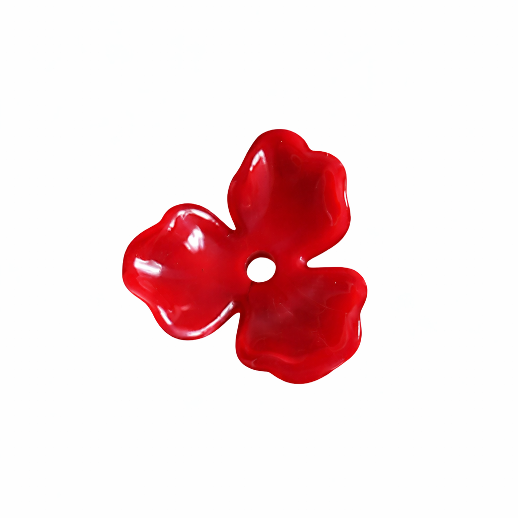 Fleur petite 012  rouge