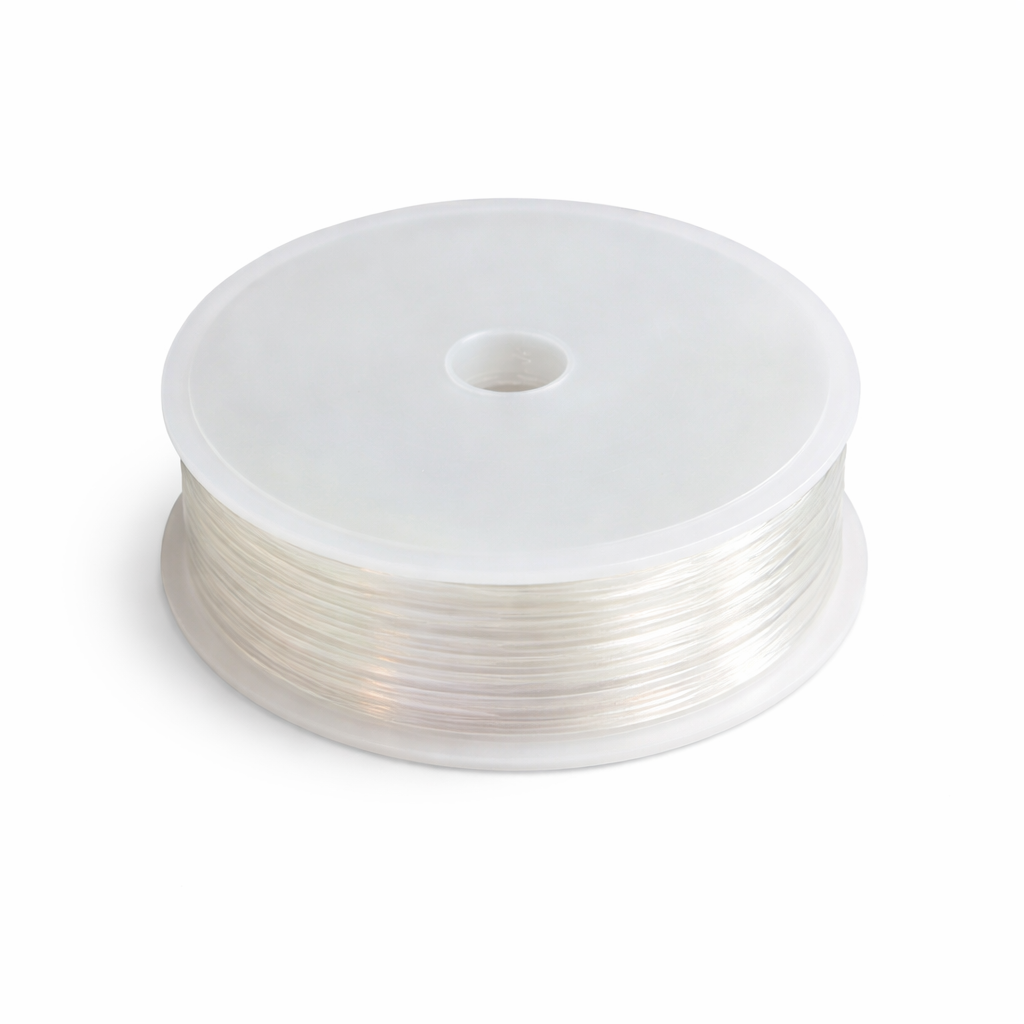 Fil élastique nylon rond transparent 0.8mm