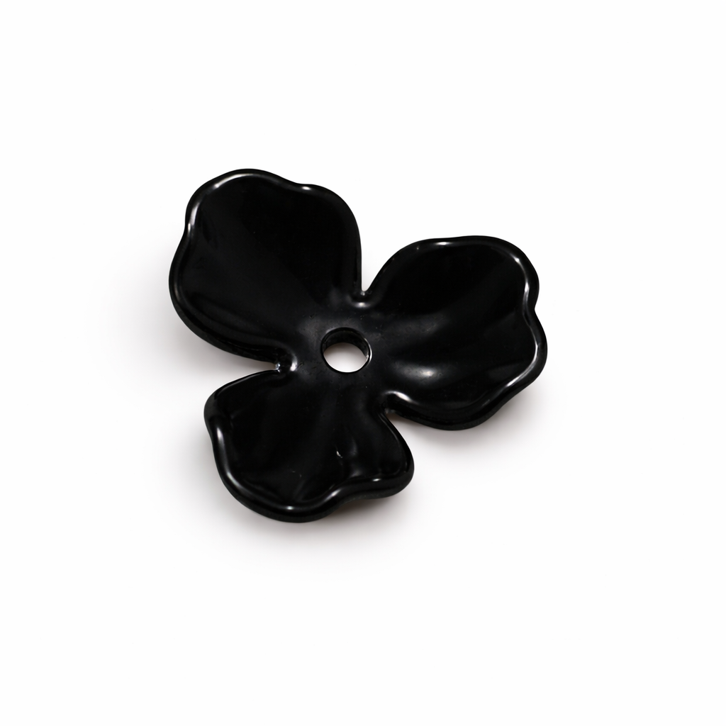 Fleur petite 010 noire