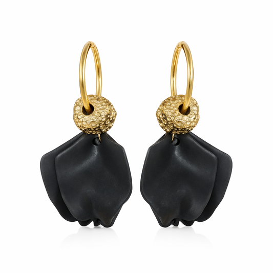 Boucles d oreille pétales