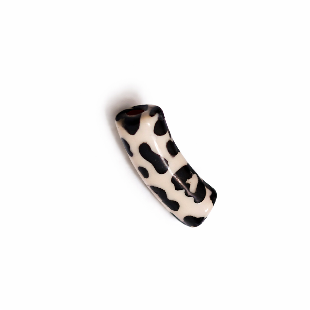 Perle tube leopard rose pale