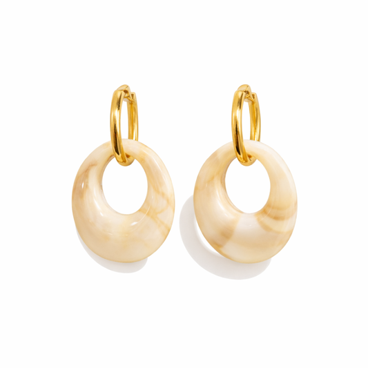 Boucles d' oreilles ovale