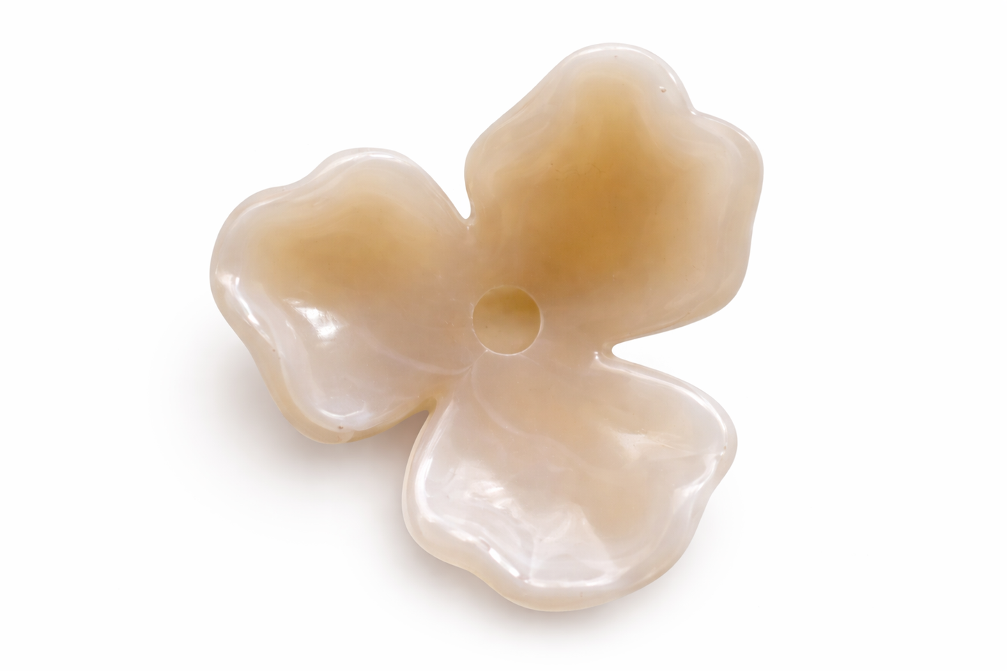 Fleur01  3 pétales beige