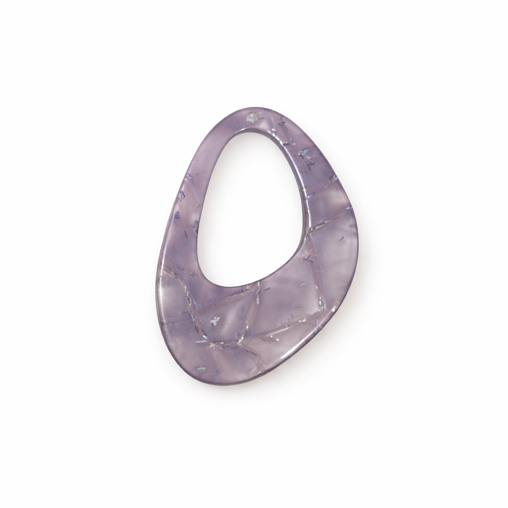 Ovale acrylique gris