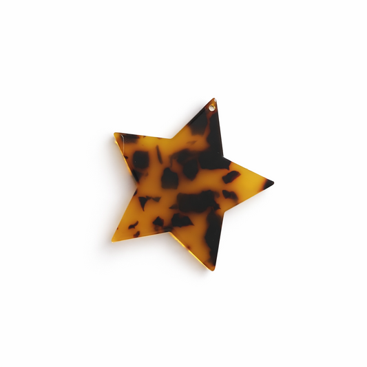 Etoile acrylique leopard