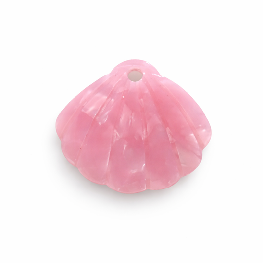 Coquille acrylique rose
