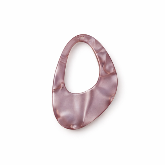 Ovale acryique rose