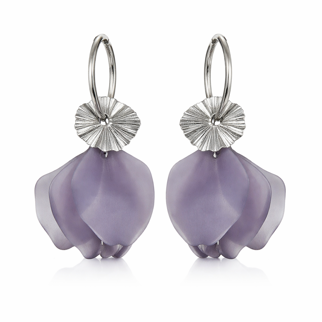 Boucles d oreilles pétales