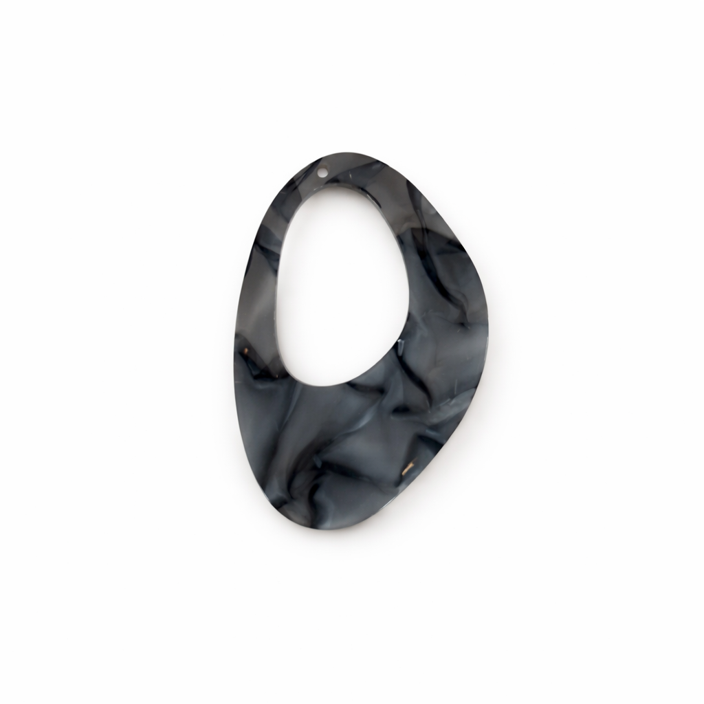 Ovale acrylique noire
