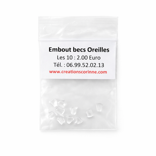 Embout boucles oreilles