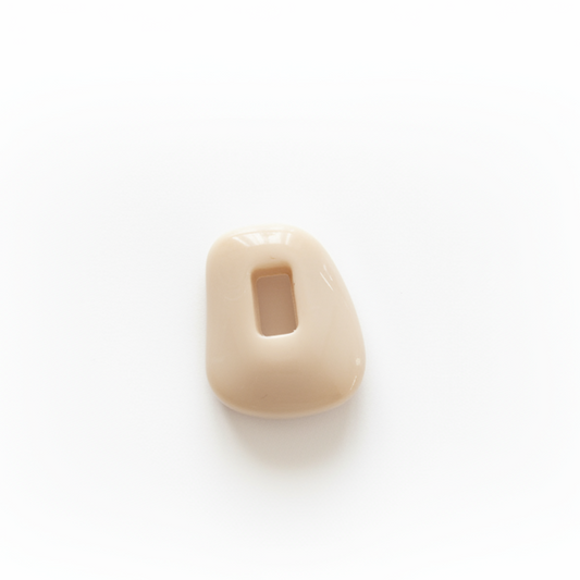 Carre de résine pendentif