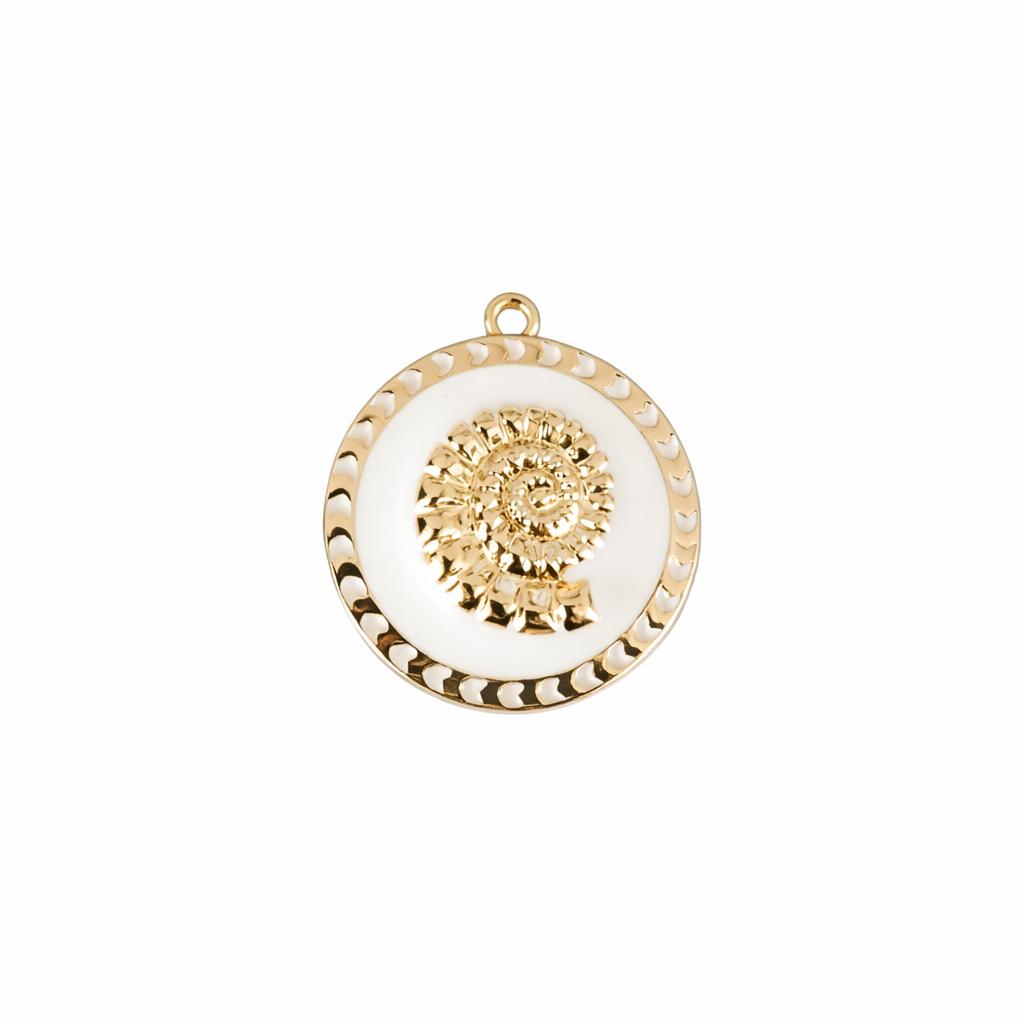 Breloque pendentif escargot