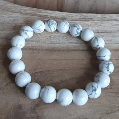 Bracelet howlite (10mm)