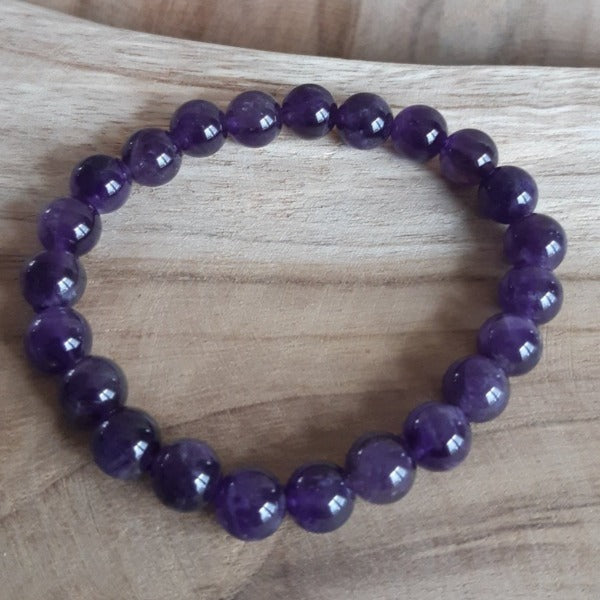 Bracelet Améthyste (8mm)
