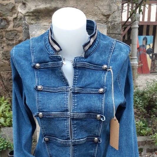 Veste en jean "vintage"
