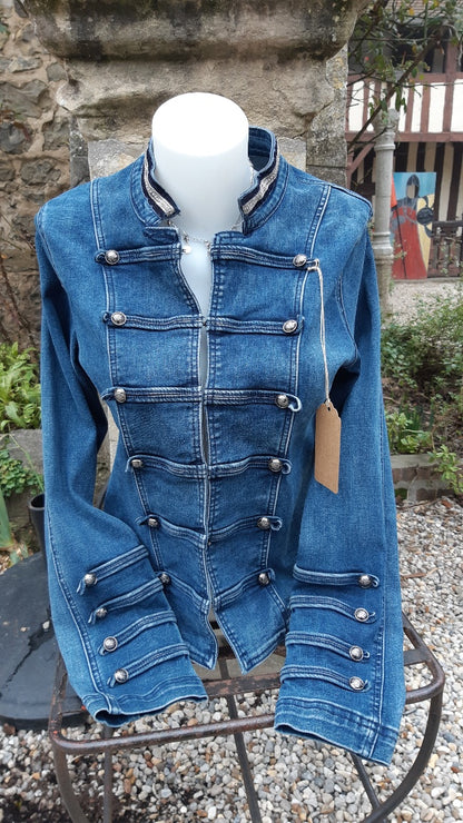 Veste en jean "vintage"